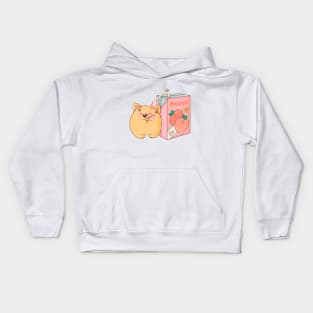 Stanley loves peaches Kids Hoodie